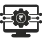 IT and Finance business sector icon