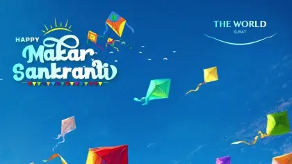 Hindva Group Makar Sankranti and Uttarayan 2026 greetings poster