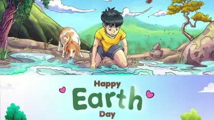 Hindva Group World Earth Day 2026 awareness poster